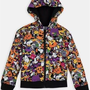 Disney and Friends Parks Halloween 2022 Zip Up Hoodie Sweatshirt KIDS size XL